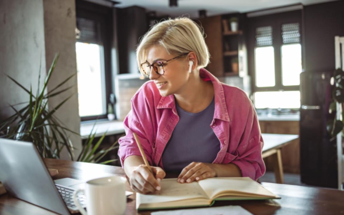 Teilnehmer während eines Webinars